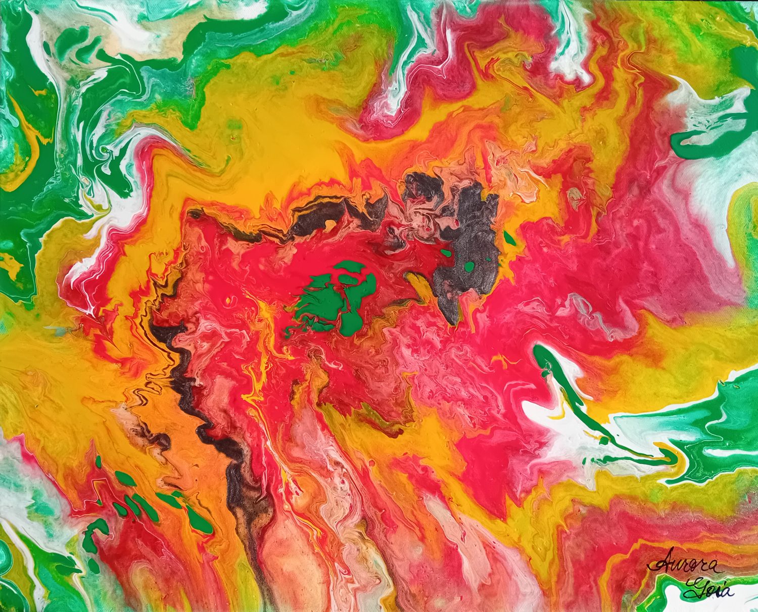 Fluid Art Painting