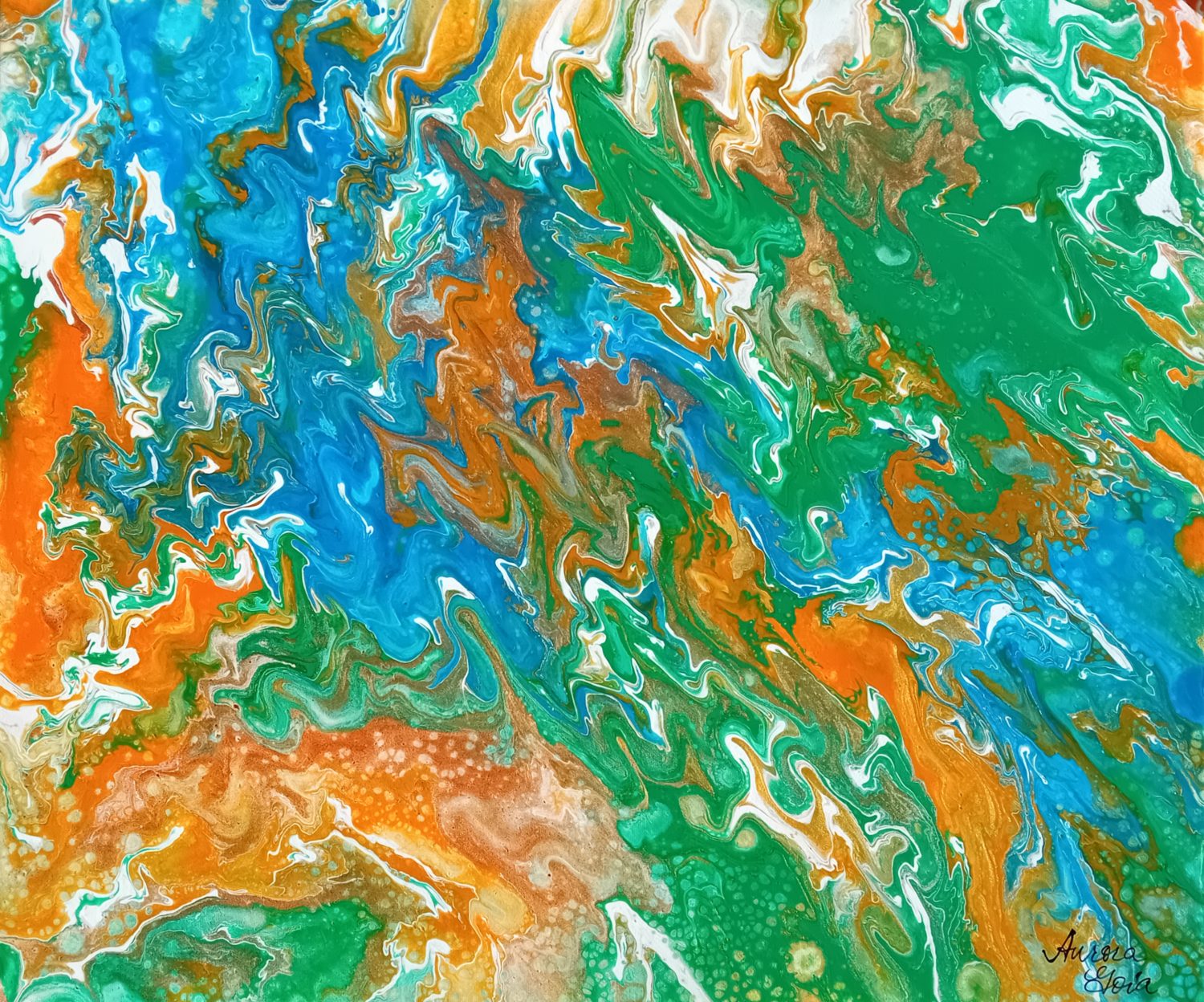 Fluid Art Painting
