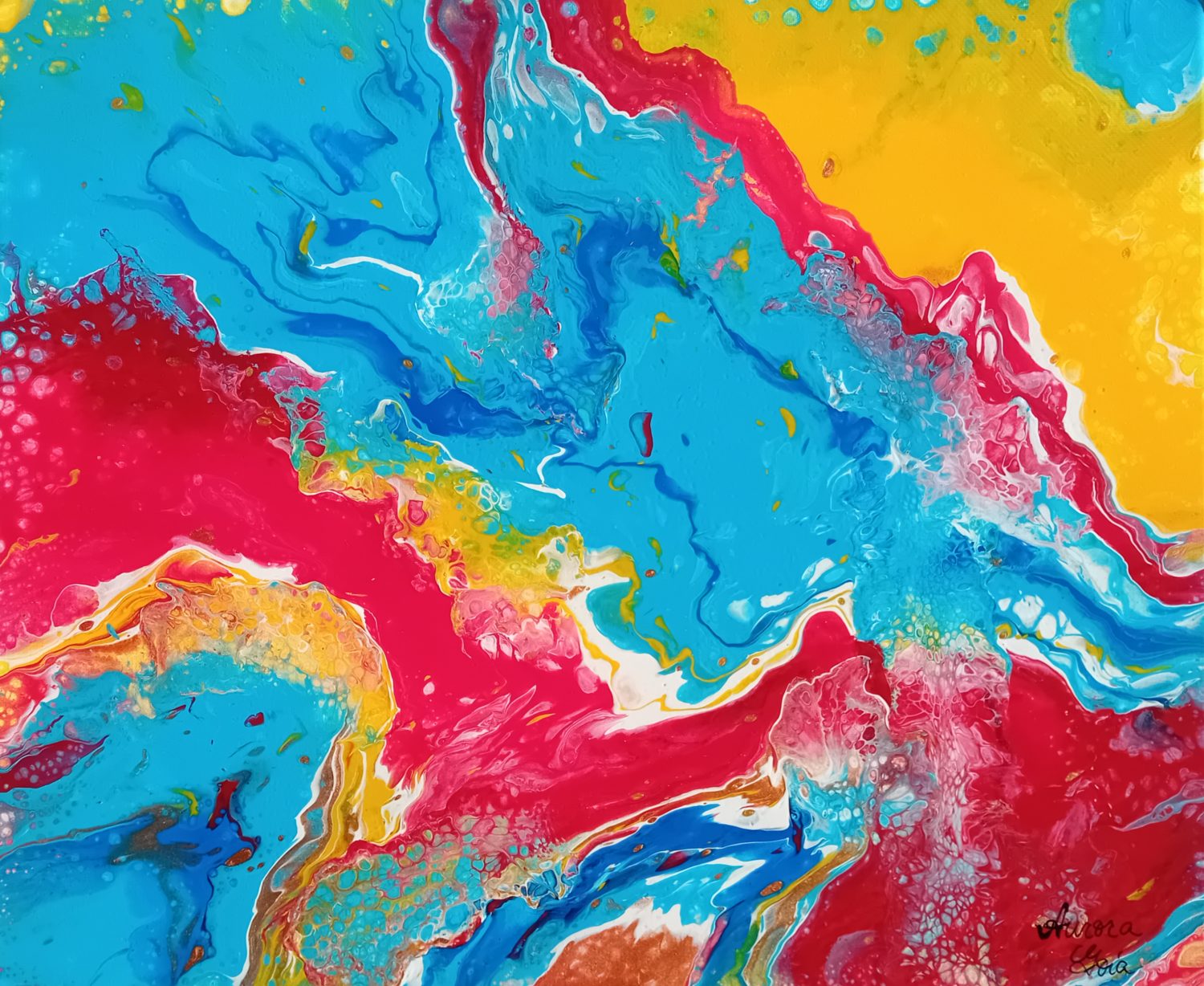 Fluid Art Painting