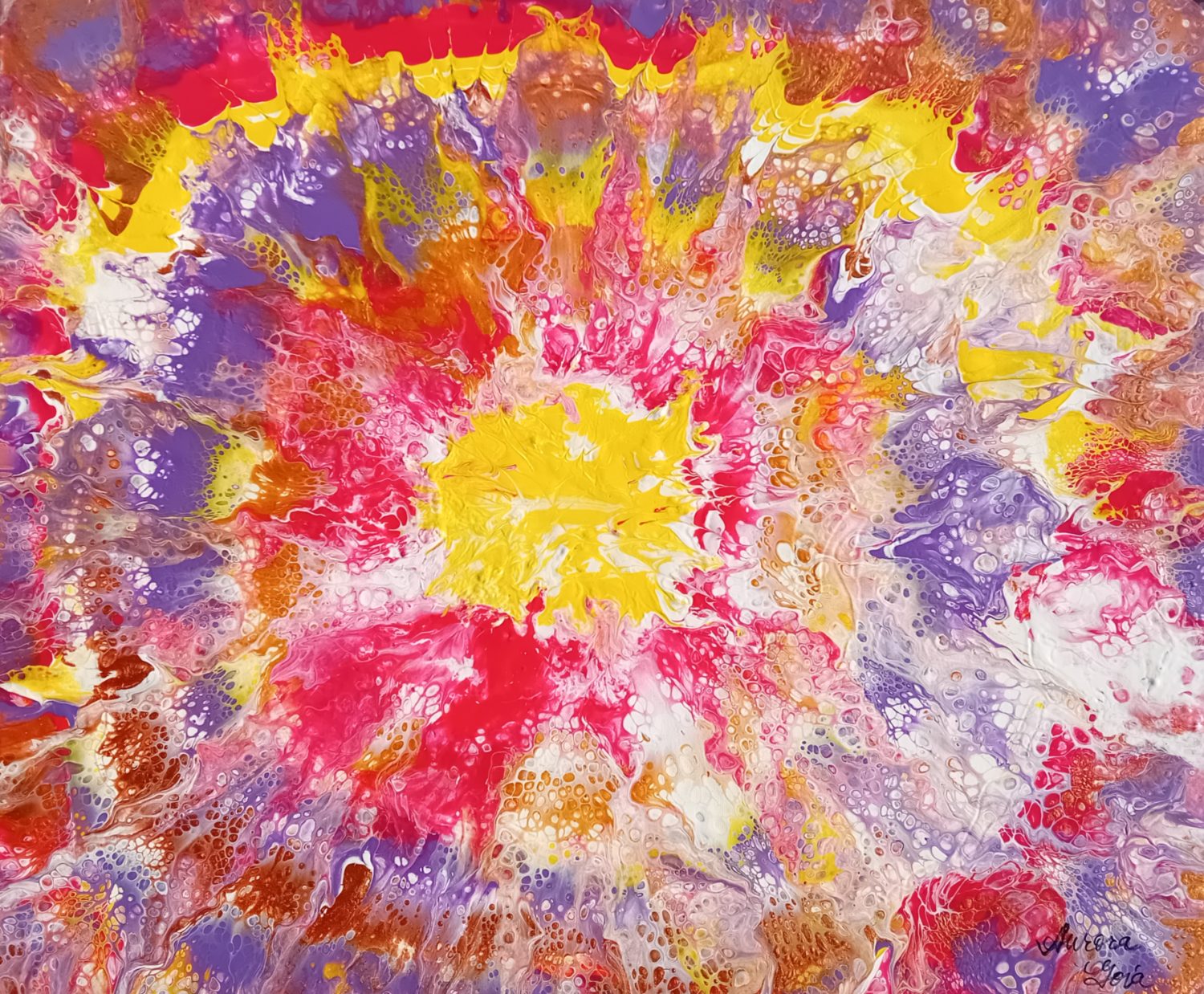Fluid Art Painting