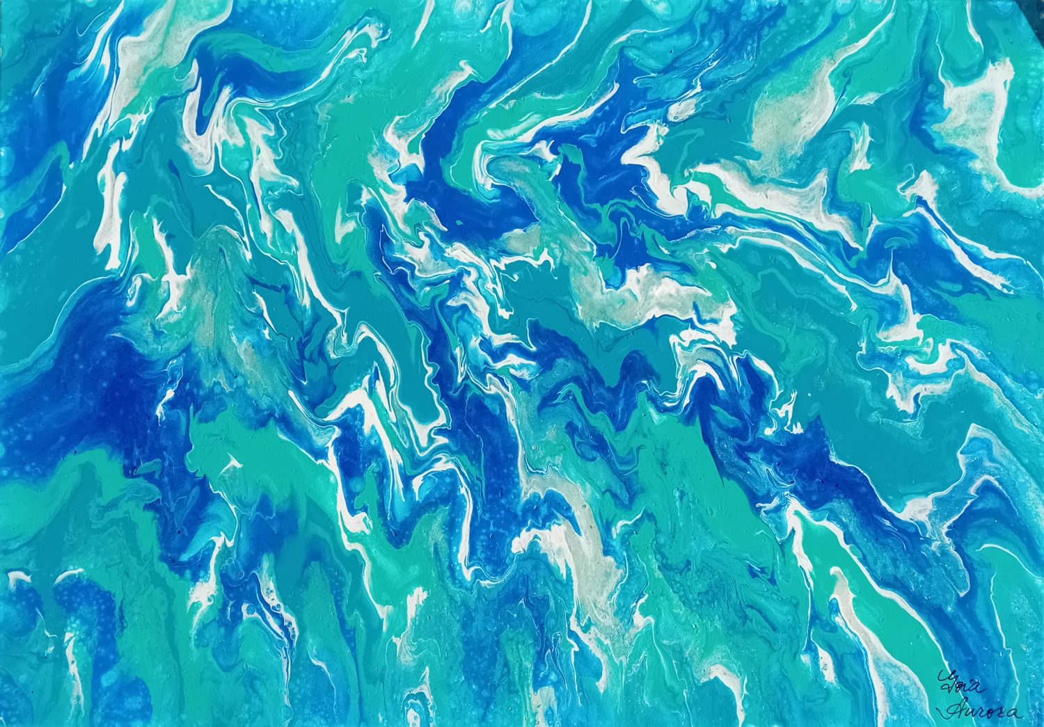 Fluid Art Painting